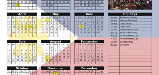 Philippine Stock Exchange (PSE) 2017 Holiday Calendar