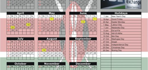 Nairobi Securities Exchange (NSE) 2019 Holiday Calendar