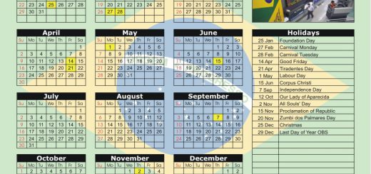 Brazilian Stock Exchange (Bovespa) 2017 Holiday Calendar