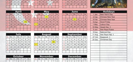 Singapore Stock Exchange (SGX) 2019 Holiday Calendar